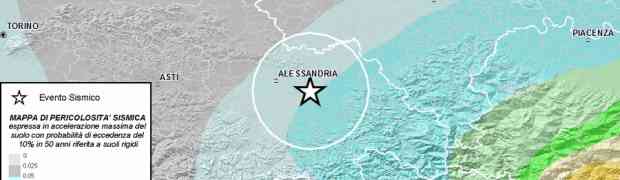 Scossa di terremoto magnitudo 3.2 tra Genova e Alessandria